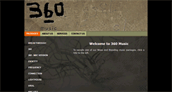 Desktop Screenshot of 360musicproduction.com