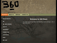 Tablet Screenshot of 360musicproduction.com